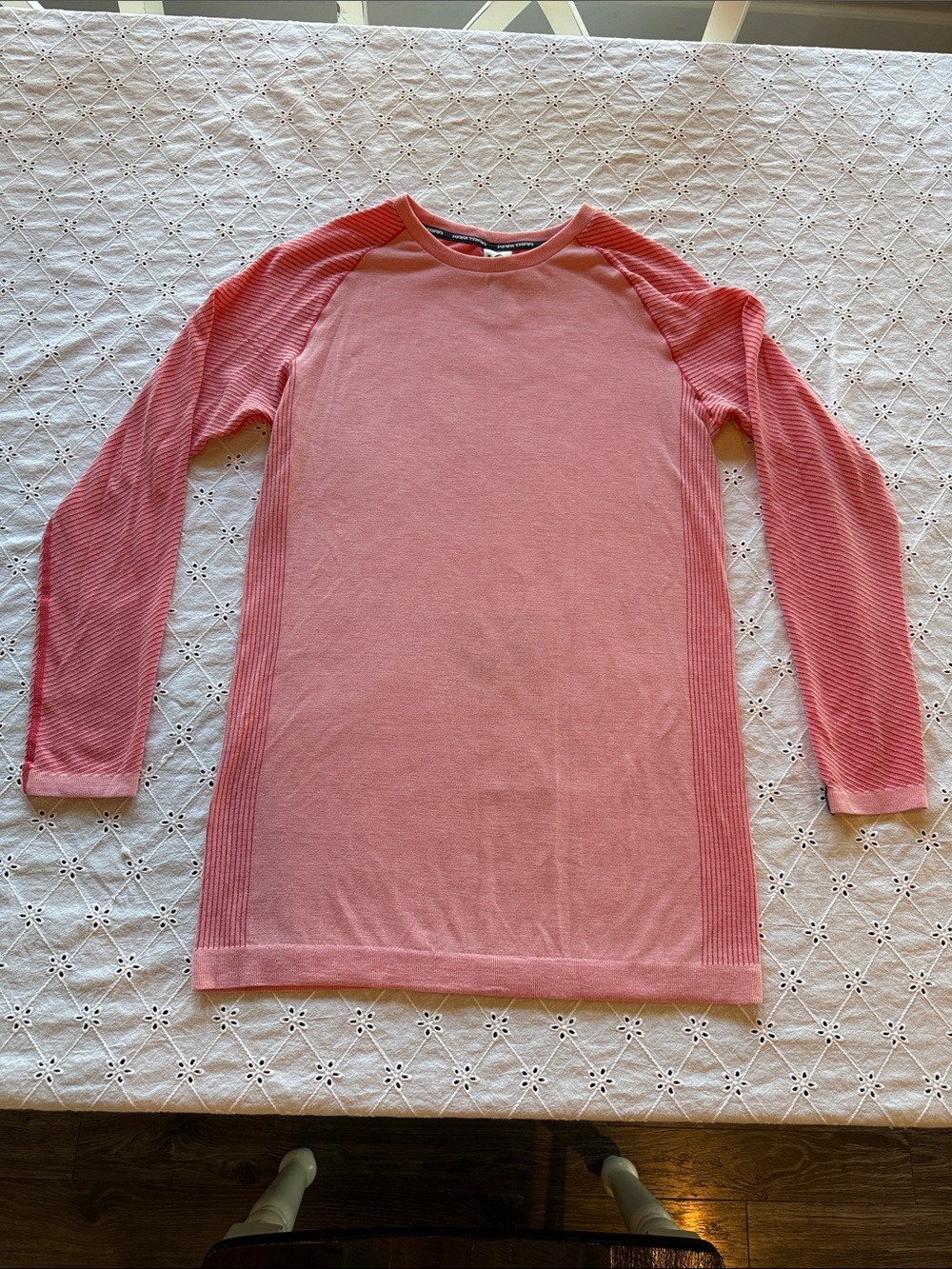 Kari Traa Pink Long Sleeve Raglan Top